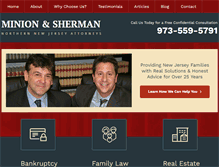 Tablet Screenshot of minionsherman.com